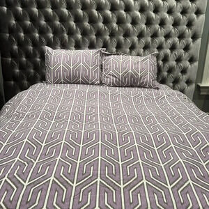 Jonathan Adler 3 piece Bed set Duvet Full/Queen Jaipur
